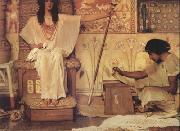 Alma-Tadema, Sir Lawrence Joseph Overseer of Pharoah's Granaries (mk24) china oil painting reproduction